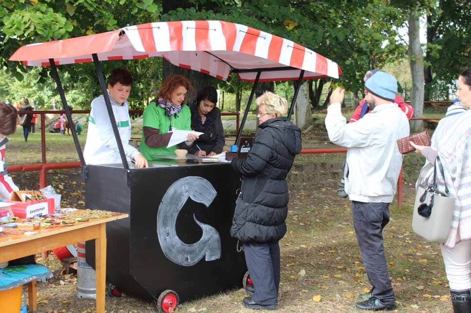 At the inaugural Chestnut Festival