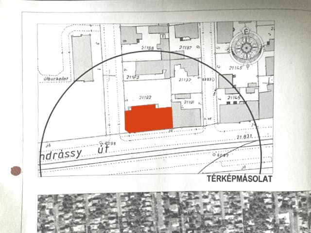 Site plan of the building