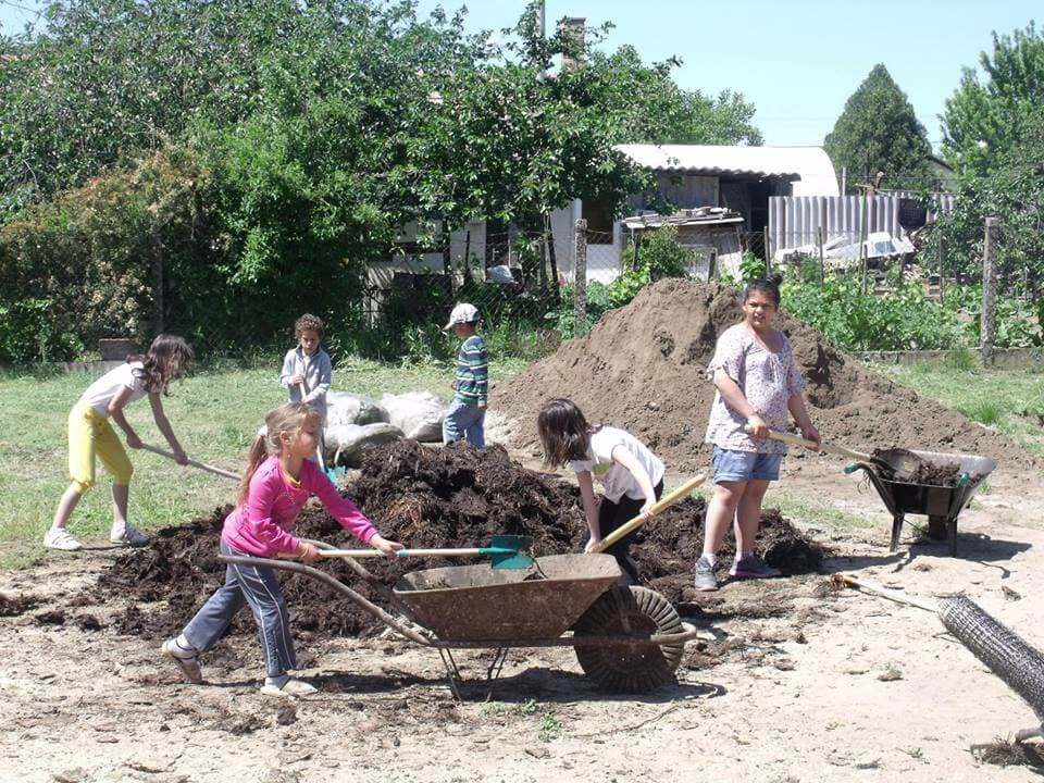 Community Garden In Csörög