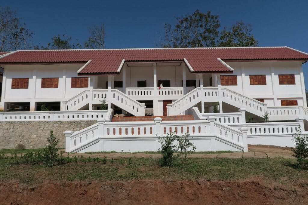 The completed second school building